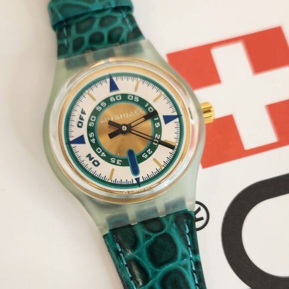 Swatch Watch RING A BELL SLG102 1995 Musicall Melody By Phillip Glass - Picture 4 of 8